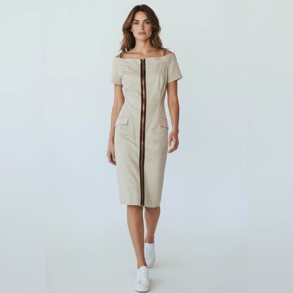 Escada Dresses & Skirts - Escada Danice Off Shoulder Dress